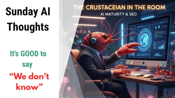 AI Lobster representing organizational AI maturity in SEO